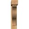 Ekena Millwork Funston Block Rough Sawn Bracket w/ Offset Brace, Western Red Cedar, 6"W x 28"D x 28"H BKT0604X28X28FST05RWR - alternate 4